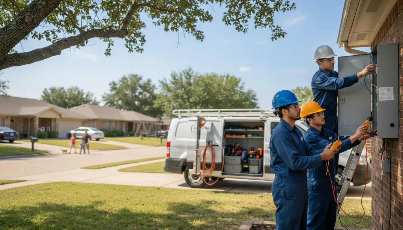 Certified electrician providing emergency electrical services in Cropsey, IL
